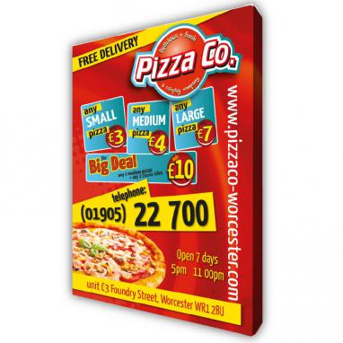 Menu Canvas Wraps