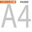 A4 Folded Menu Leaflet Deal with 30 Free A3 Posters
